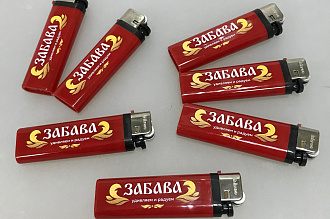 Нанесение на зажигалки